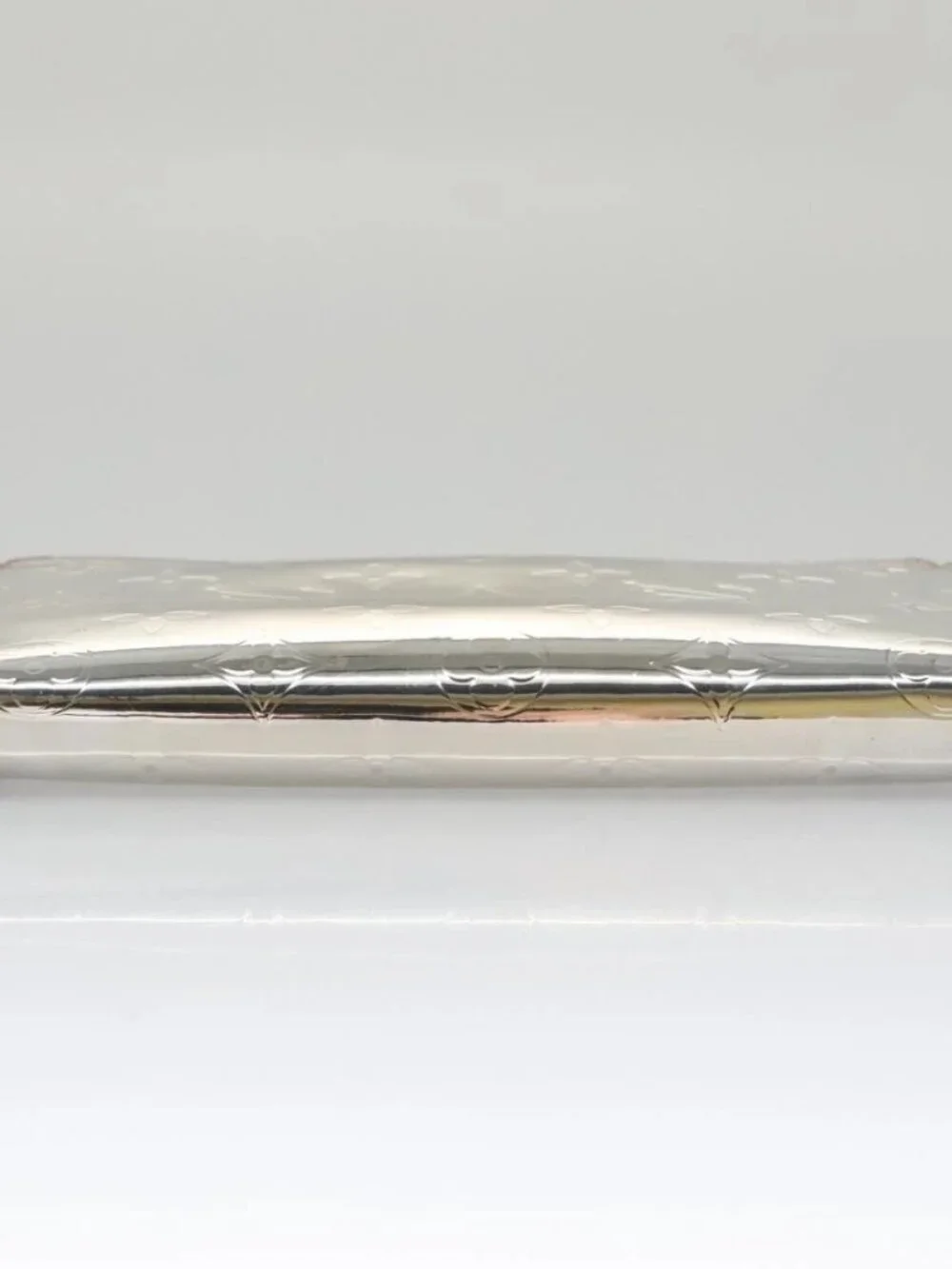 LOUIS VUITTON Monogram Miroir Zippy Wallet Vertical Wallet Silver - Picture 7 of 16